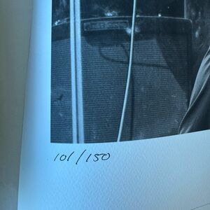 Signed Joe Bonamassa concert poster.  Certificate of authenticity included.